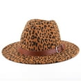 thumbnail image 2 of Seyurigaoka Women Winter Velvet Leopard Leather Buckle Warm Windproof Hat, 2 of 8