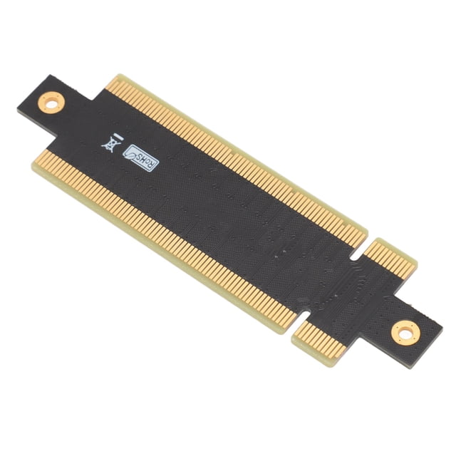 PCI Express 16x Male To Male Adapter Card, Wear Resistance PCIe 16X Graphics Card Expansion Card Gold Plated Contact Professional Compact for Computer