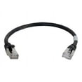 thumbnail image 1 of C2G 2ft Cat6a Snagless Shielded (STP) Network Patch Ethernet Cable Black - Patch cable - RJ-45 (M) to RJ-45 (M) - 2 ft - STP - CAT 6a - snagless, stranded - black, 1 of 4