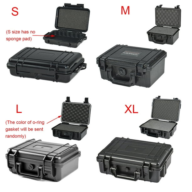 Water Resistant Safety Box ABS Tool Case Outdoor Dry Box Sealed Safety  Equipment Storage Outdoor Tool Container