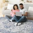 thumbnail image 6 of 2X8ft Oriental Hallway Runner Rug,Indoor Vintage Stain Resistant Entryway Carpet, 6 of 7