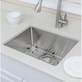 thumbnail image 2 of Wells Sinkware NCU2318-10 23 in. Handcrafted 16 Gauge Undermount Single Bowl Stainless Steel Kitchen Sink, 2 of 2