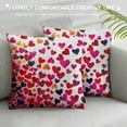thumbnail image 3 of AWERP Valentines Day Pillow Covers Red Pink Love Heart Decor Valentine's Day Throw Pillows Anniversary Mother's Day Decorative Pillowcase Lumbar Outdoor Cushion Case for Couch Sofa, 3 of 5