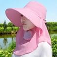 thumbnail image 4 of Sunsanly Fishing Hat for Men & Women Sun Protection Wide Brim Hat with Removable Mesh Face Neck Flap Cover Windproof Strap for Men and Women, 4 of 8