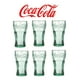 thumbnail image 1 of Juego de 12 Vasos de Vidrio Coca Cola 450 ml Libbey AJR Green Glass, 1 of 6