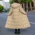 thumbnail image 5 of Vedolay Women's Coat Casual Jacket Coat Top Outwear Formal Long Coat Khaki,2XL, 5 of 5