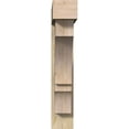 thumbnail image 2 of Ekena Millwork 8"W x 38"D x 44"H Balboa Block Rough Sawn Bracket w/ Offset Brace, Douglas Fir, 2 of 25
