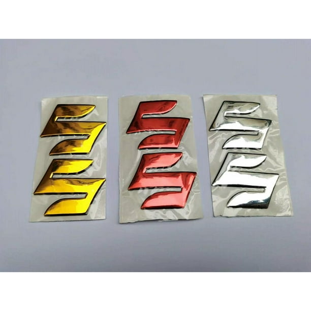 1 Par De Calcomanías De Emblema Suzuki 3D Logo huangjie unisex