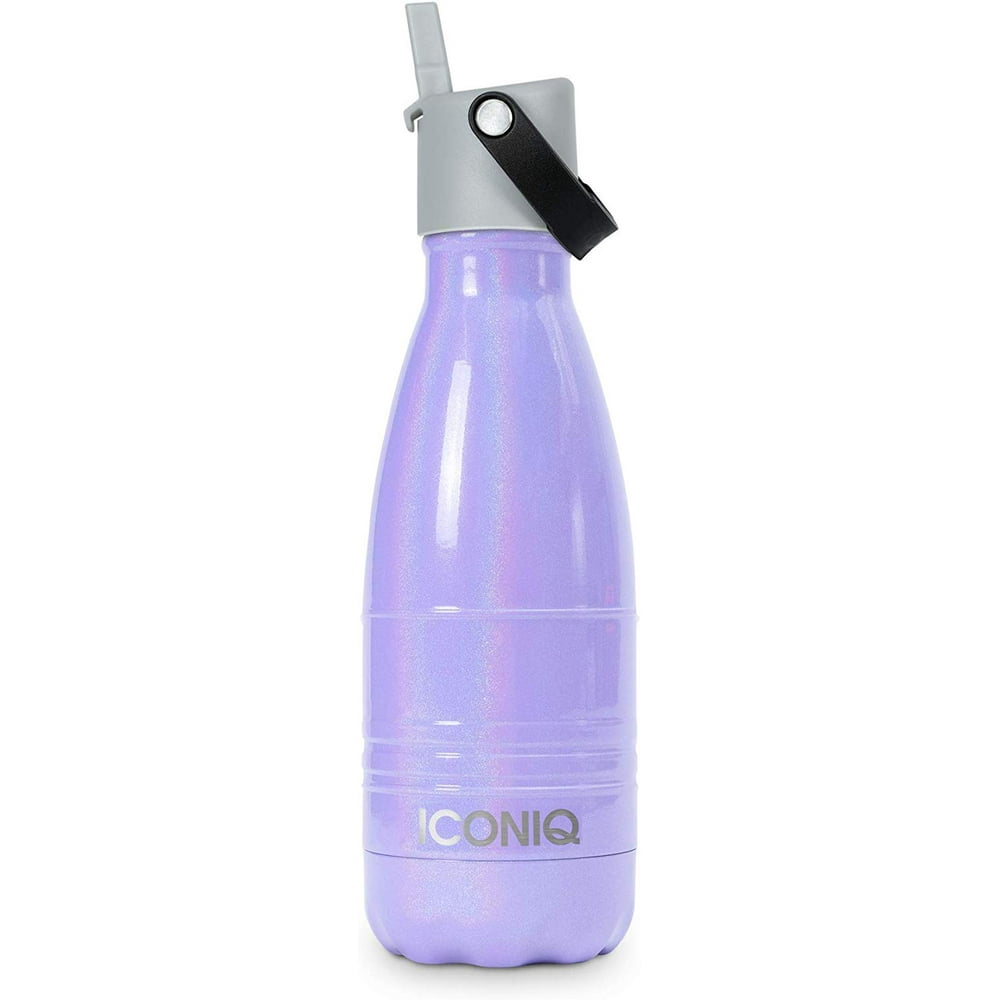 Stainless Steel Vacuum Insulated Water Bottle with Pop Up Straw Cap