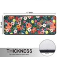thumbnail image 5 of Kitchen Rugs Sets Of 2,Pioneer Flower Floral Print Pattern Anti Fatigue Kitchen Mat Rugs Non Slip Washable,Decorative Kitchen Floor Mats for Kitchen,Sink,Laundry,17"x47"+17"x47", 5 of 5