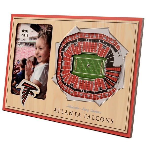 Brown Atlanta Falcons 3D StadiumViews Picture Frame