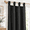 Black-52"W x 45"L (Pack of 2), variant on Short Curtafor Bathroom Window Boho Linen Cafe Sheer Small Bedroom Cream