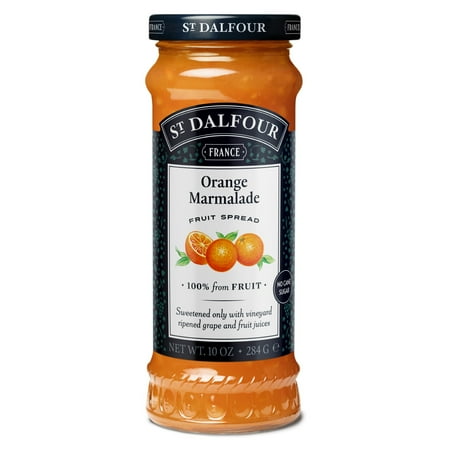 St. Dalfour Orange Marmalade Fruit Spread, 100% from Fruit, 10 oz Jar