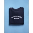 thumbnail image 3 of Madison Wisconsin Men Sweatshirt, Male 3X-Large, 3 of 4