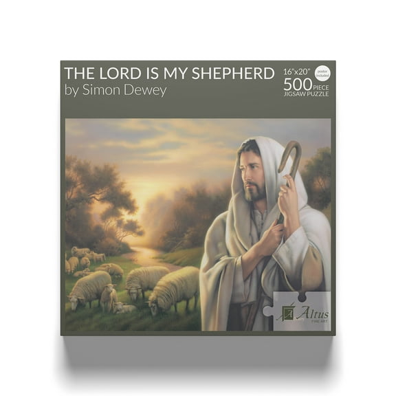Simon Dewey Christian Puzzle The Lord is My Shepherd 16x20 jigsaw puzzle 500 pieces