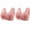 Pinks, variant on Bigersell Full-Coverage Bra On Sale Women's No Underwire Push up Bra with Thin Cup and Lace Bra Underwear Wire-Free Bra Style F-358 Pinks XL