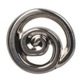 thumbnail image 4 of Mainstays 1-1/3" (34mm) (2oz) Swirl Cabinet Knob, Satin Nickel, 2 Pack, 4 of 6