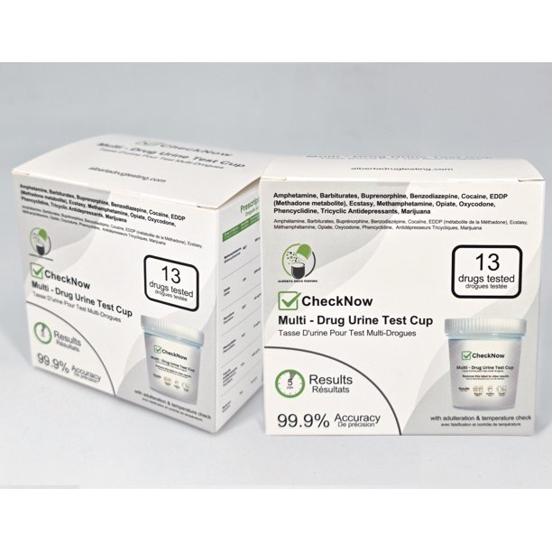 CHECKNOW MULTI-DRUG URINE TEST CUP - 2 TESTS - Walmart.ca