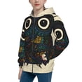 thumbnail image 2 of Kdxio Owl with Mandala Pattern Kids Boys Girls Zip Up Hoodie 3D Printed Hooded Sweatshirt Hoody Coat with Pocket 7-12 Y-Medium, 2 of 6