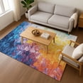 thumbnail image 7 of Addison Rugs Mayfield Premium Machine Washable Transitional Abstract Gold Rectangle Rug, 8' x 10', 7 of 7