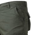 thumbnail image 5 of Stamzod Men's Cargo Shorts Summer Outdoor Hiking Work Shorts Elastic Waist Casual Cotton Shorts with Pockets Army Green 34, 5 of 5