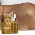 thumbnail image 6 of Body Shimmer Oil, Long Lasting Moisturizing Face & Body Luminizer, Waterproof Shimmering Luminizer Liquid Illuminator, Tinted Glow Bronzer, 6 of 6