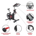 thumbnail image 3 of Bicicleta de Ciclismo de interior Suunny Health & Fitness SF-B1852 Volante de inercia trasero, 3 of 5