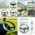 thumbnail image 4 of Jeiento Born to Golf 4 PCS Golf Cart Seat Cover Set with Golf Cart Steering Wheel Cover Golf Cart Flags Golf Cart Seat Towel Blanket Steering Wheel Cover Protector Golf Cart Banner, 4 of 5