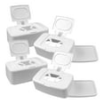 thumbnail image 3 of WHAMVOX  4 Pcs Portable Wipe Dispenser Fresh Wet Wipes Storage Box Travel, 3 of 8