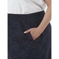 thumbnail image 4 of Time and Tru Women's and Women’s Plus Cotton Eyelet Tiered Midi Skirt, Sizes XS-4X, 4 of 5