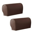 thumbnail image 2 of Housses d'Accoudoirs en Tissu Extensible pour Meubles Canapé Fauteuil Housses Élastiques Antidérapantes Protectrices Rouges, 2 of 8