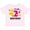 AD-Pink, variant on Inktastic Its My 2nd Birthday with Smiling Emoticons Girls Toddler T-Shirt