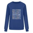 thumbnail image 3 of Uootdi 100 Days of School Long Sleeve Shirts for Women Womens Teacher Graphic Tops Happy 100 Days of School Sweatshirt Gift, 3 of 6