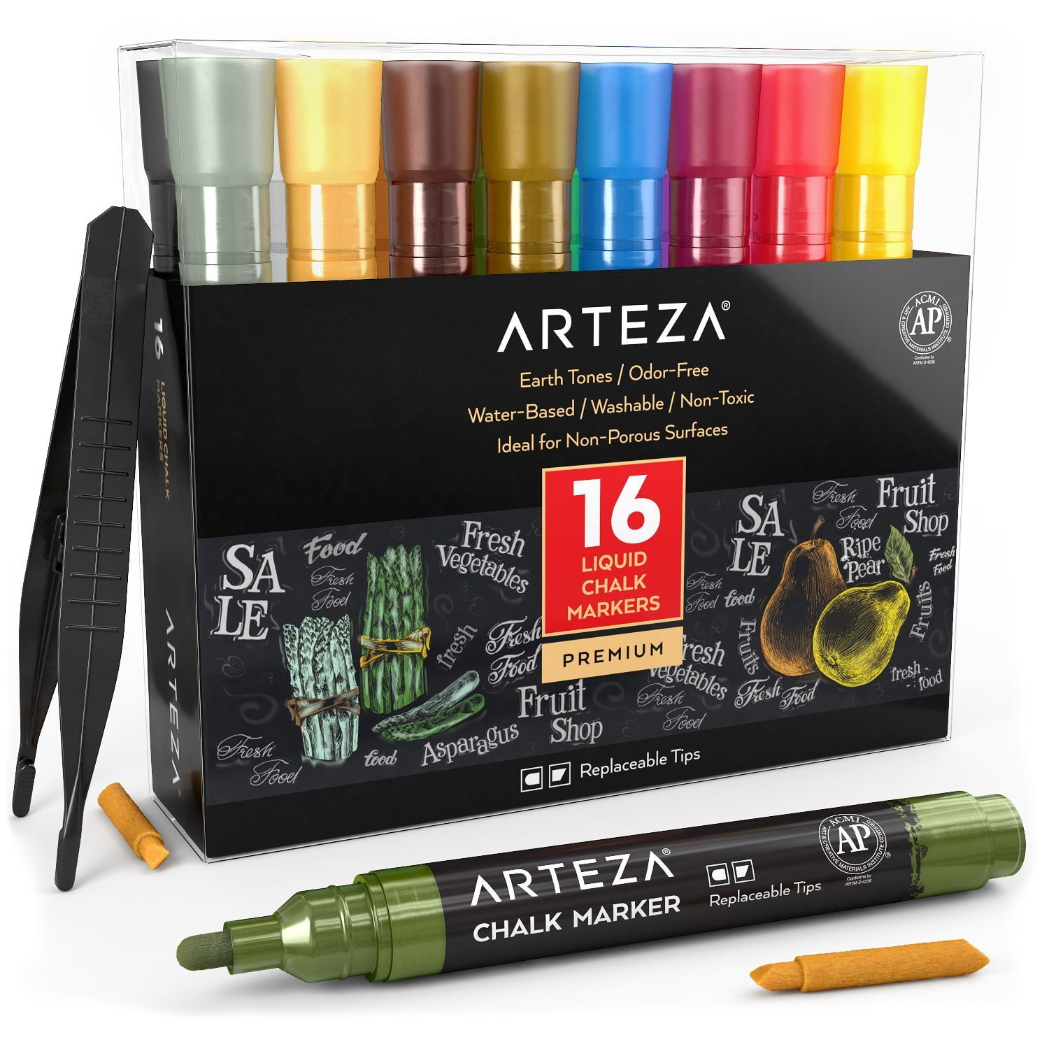Alcohol Based Sketch Markers with Dual Tips ARTEZA EverBlend Art Markers Aegean Blue A264 Sketching and Drawing Set of 4 Coloring Fine and Broad Chisel for Painting