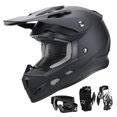 thumbnail image 1 of Casco GLX GX623 DOT para niños y jóvenes, todoterreno, negro mate, 1 of 6