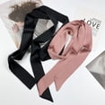 thumbnail image 5 of Colorful New Decoration Accessories Waistband Hairband Polyester Fiber Silk Scarf Neck Scarf Handbag Handle Ribbon Decor Ribbon Scarf LIGHT PINK, 5 of 8