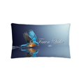 thumbnail image 1 of Premium Fawn Lake Bluebird Pillow, 1 of 2