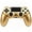 gold, variant on Game Controller for P4, Wireless Controller Compatible with P4/SLIM/PRO & PC with Dual Vibration & 6-Axis Gyro Sensor