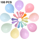 thumbnail image 2 of JWTOYZ Globos Pastel 100 Piezas 12' Globos Coloridos Mezcla de Colores Pastel para Boda Fiesta Cumpleaños Baby Shower, 2 of 8
