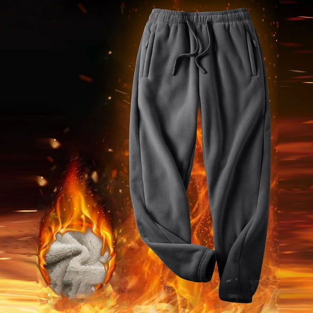 Pantalones largos para hombre, informales, de otoño, de color liso, con cintura elástica y lazo, de poliéster.