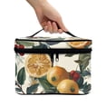 thumbnail image 3 of HELLHERO Fold Flat Make up Cosmetic Bags (8.86"x6.5"x5.9"), Gift for Adults, Fruit, 3 of 6