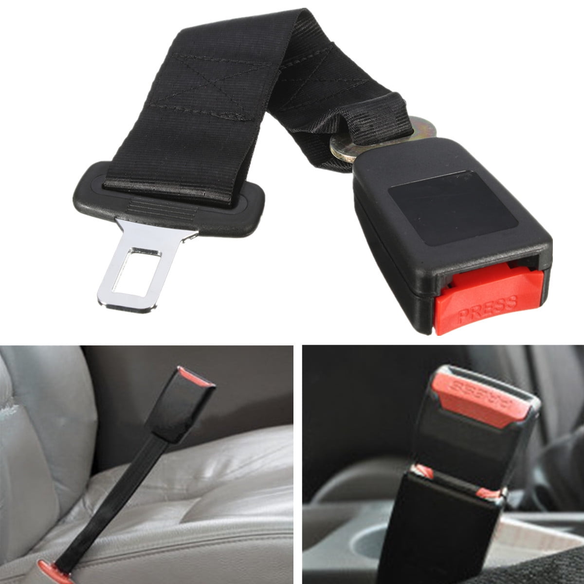 1/2 PCs/Set 9"/14" Seat Belt Extender 2Pack , Universal Car Vehicle
