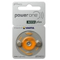 thumbnail image 1 of Size p13 PowerOne ACCU Plus Rechargeable Hearing Aid Batteries (2 Card), 1 of 1