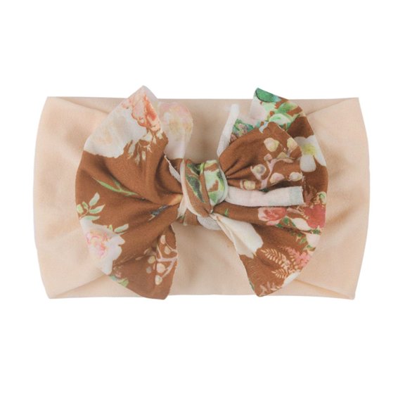 Girls Rabbit Turban Hair Accessories Hair Band Newborn Headwear Baby Headband Headwrap APRICOT