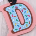 thumbnail image 4 of 1PC PVC Alphabet Luggage Hanging Tags Suitcase ID Address Label Baggage Travel Tag (D), 4 of 9