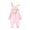 X-322Pink, variant on FAOWME Big Kids Girls Boys Hooded Romper Long Sleeve Fuzzy Solid Color Zipper Cute Cartoon Rabbit Design Warm Stylish Bodysuits Jumpsuits For Daily Wear Beige 0-3 Month