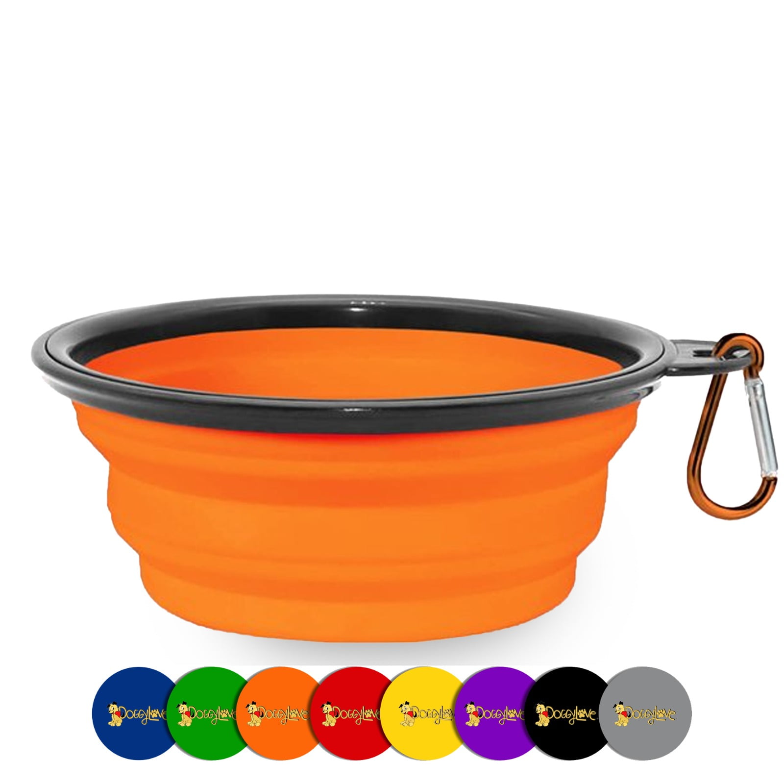 DOGGYLOVE Collapsible Dog Bowls Portable Travel Dog Bowls 34oz Food