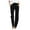 D-Black-b, variant on 2025 Womens Casual Sport Yoga Casual Pants Women Plus Solid Pockets Elastic Belt Womens Paper Bag Pants Casual Waist Pants 3/4 Long Length