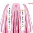 thumbnail image 4 of HAOTAGS Boys and Girls Long Sleeve Graduation Gown Set With Cape And Cap (2-10) Toddler To Kids Outfits For Ceremony And Performance Pink Size 3T, 4 of 6