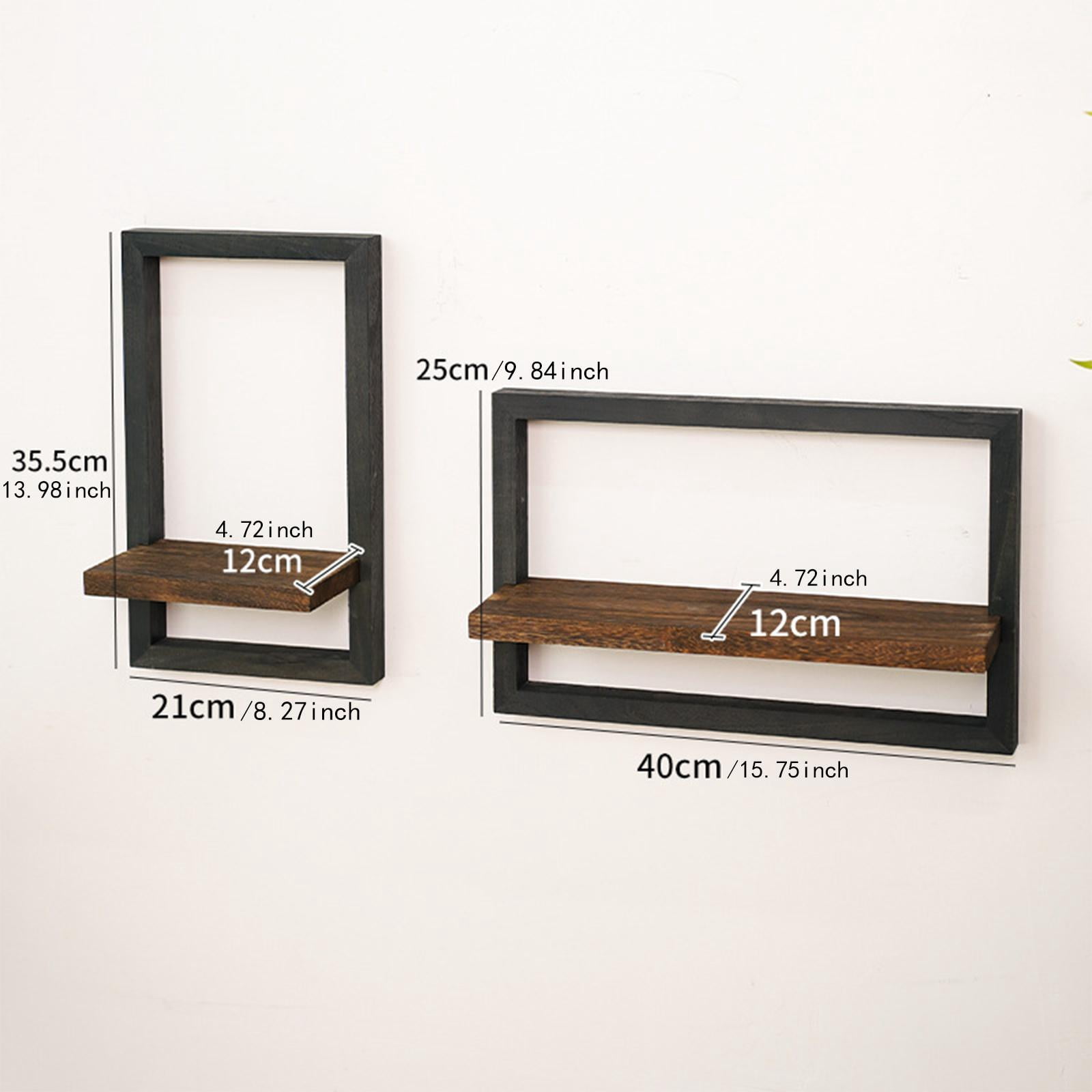 Fiocias Toilet Paper Holder Paper Towel Holder Countertop Kitchen Roll Holders Standing Paper Towel Wall Storage Shelves Made of Iron And Wood Suitable for Ki